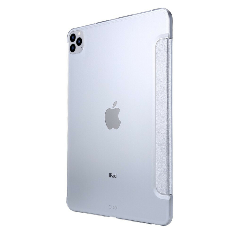 Funda inteligente para iPad Pro 12.9" (2020) en polipiel con textura de seda
