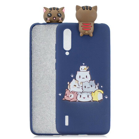 Xiaomi Mi A3 Funda 3D Cats