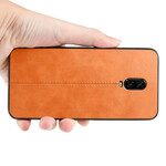 Funda de cuero estilo OnePlus 6T cosida