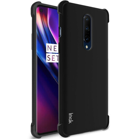 Funda de silicona flexible para OnePlus 8 con película para pantalla IMAK