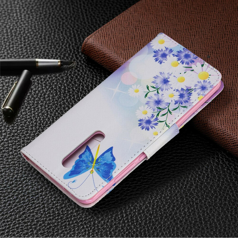 Funda pintada de mariposas y flores para el Xiaomi Mi 9T / Mi 9T Pro