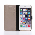 Funda para iPhone SE 2 / 8 / 7 Retro Efecto Cuero Funda para iPhone SE 2 / 8 / 7 Retro Efecto Cuero