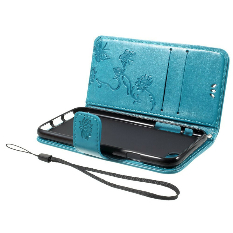 Funda con colgante floral para iPhone SE 2 / 8 / 7