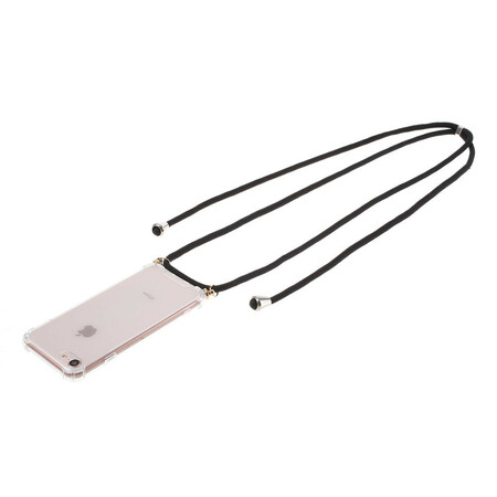 Funda híbrida para iPhone SE 2 / 8 / 7 con cable de color