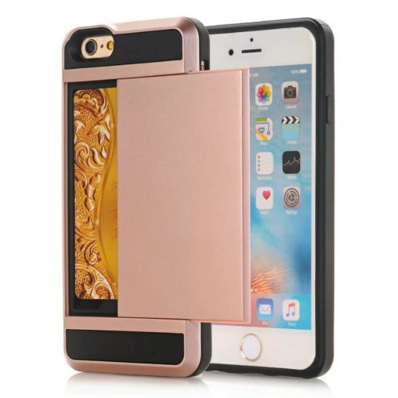 Funda de tarjeta deslizante para iPhone SE 2 / 8 / 7