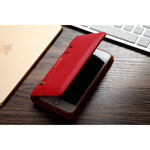 Flip Cover iPhone SE 2 / 8 / 7 Cuero Efecto Multitarjeta CMAI2