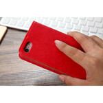 Flip Cover iPhone SE 2 / 8 / 7 Cuero Efecto Multitarjeta CMAI2