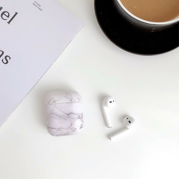 Estuche de silicona para Airpods estilo mármol