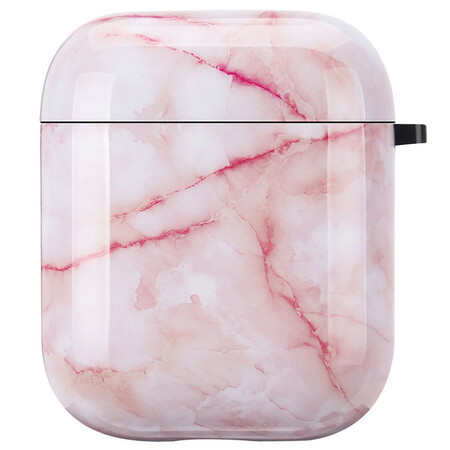Estuche rígido de los AirPods de mármol