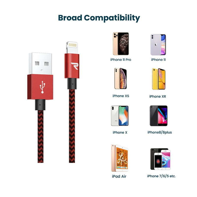 Cable de carga de datos USB y MFI para el iPhone RAMPOW