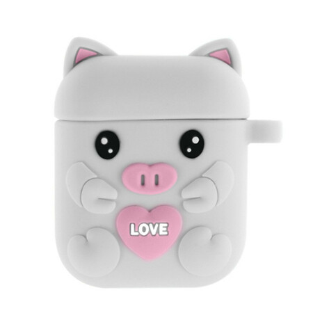 Estuche de silicona para los AirPods Fun Pig