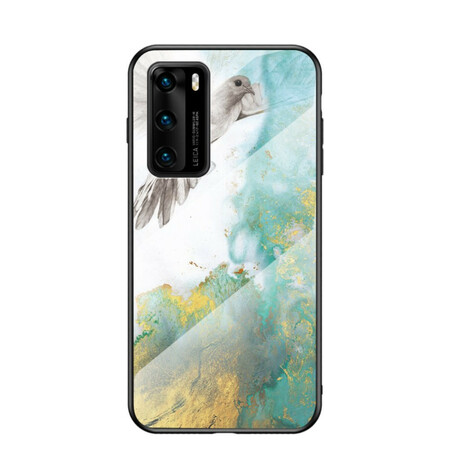 Huawei P40 Cover Premium Tempered Glass Colors