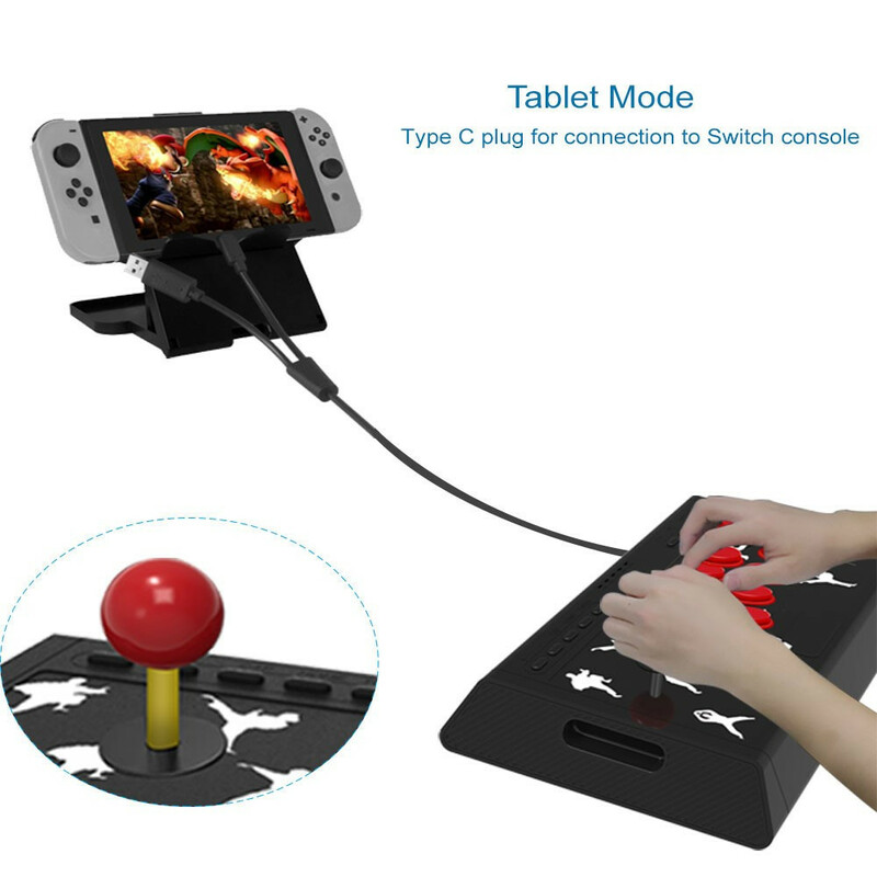 Consola con joystick estilo Arcade para Nintendo Switch