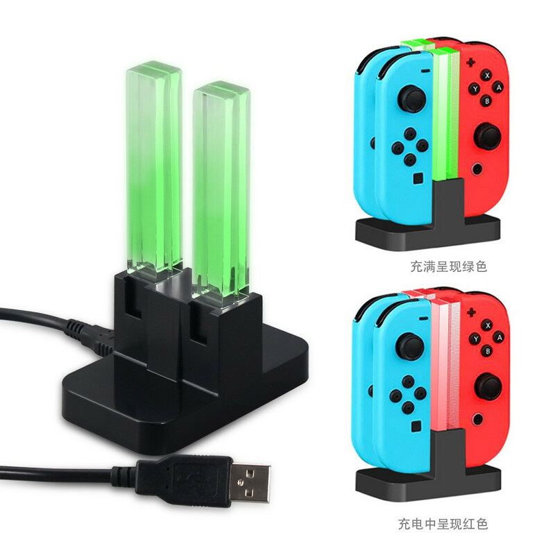 Soporte de carga DOBE con LED para Nintendo Switch
