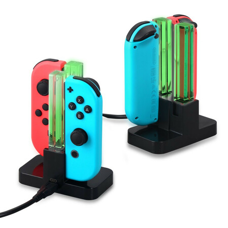 Soporte de carga DOBE con LED para Nintendo Switch