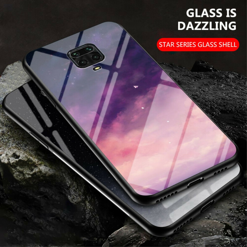 Xiaomi Redmi Note 9S Funda de cristal templado Starry Sky