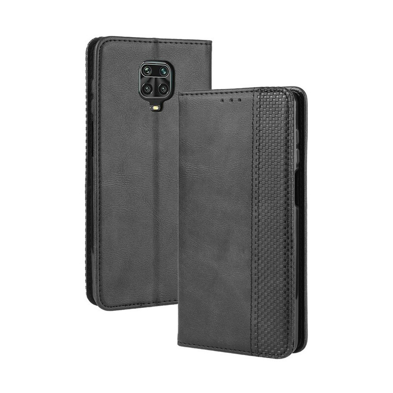 Flip Cover Xiaomi Redmi Note 9S Vintage Leather Effect Stylish