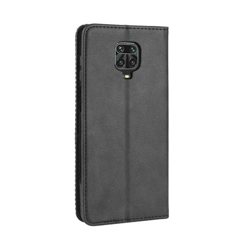 Flip Cover Xiaomi Redmi Note 9S Vintage Leather Effect Stylish