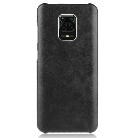 Xiaomi Redmi Note 9S Funda de cuero efecto lichi