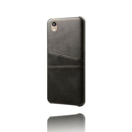 Funda de tarjeta de cuero efecto Huawei Y5 2019 / Honor 8S