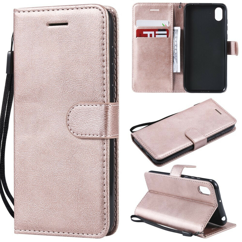 Funda Huawei Y5 2019 / Honor 8S Colgante con efecto de cuero Funda Huawei Y5 2019 / Honor 8S Colgante con efecto de cuero