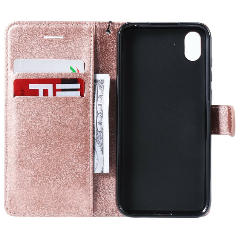 Funda Huawei Y5 2019 / Honor 8S Colgante con efecto de cuero Funda Huawei Y5 2019 / Honor 8S Colgante con efecto de cuero