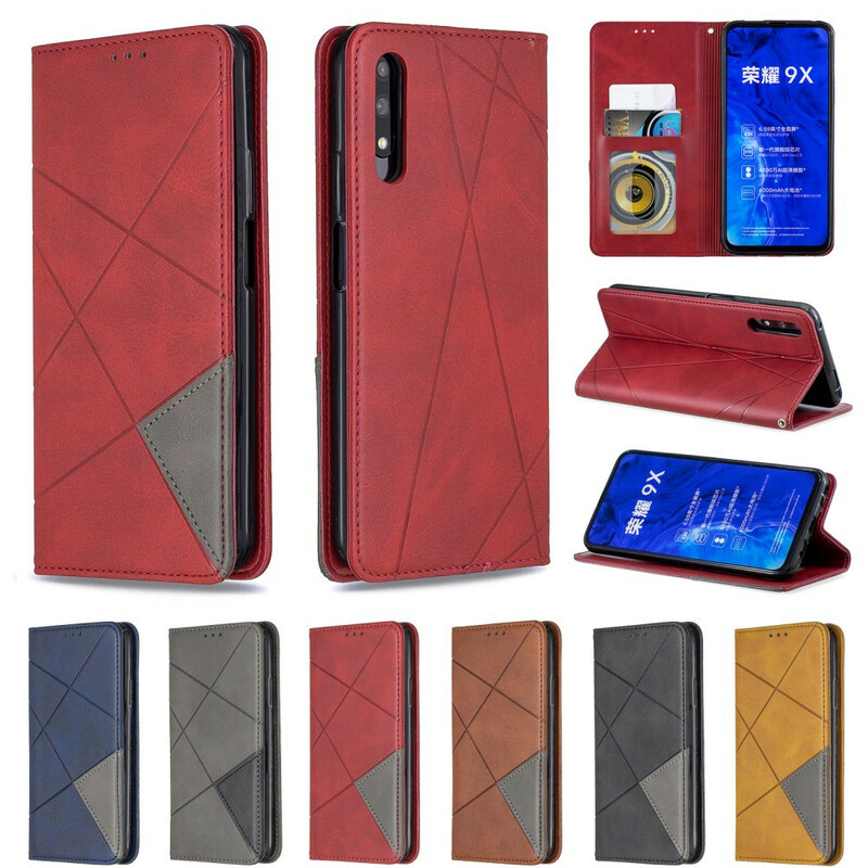 Funda abatible estilo artista para el Honor 9X Pro Max