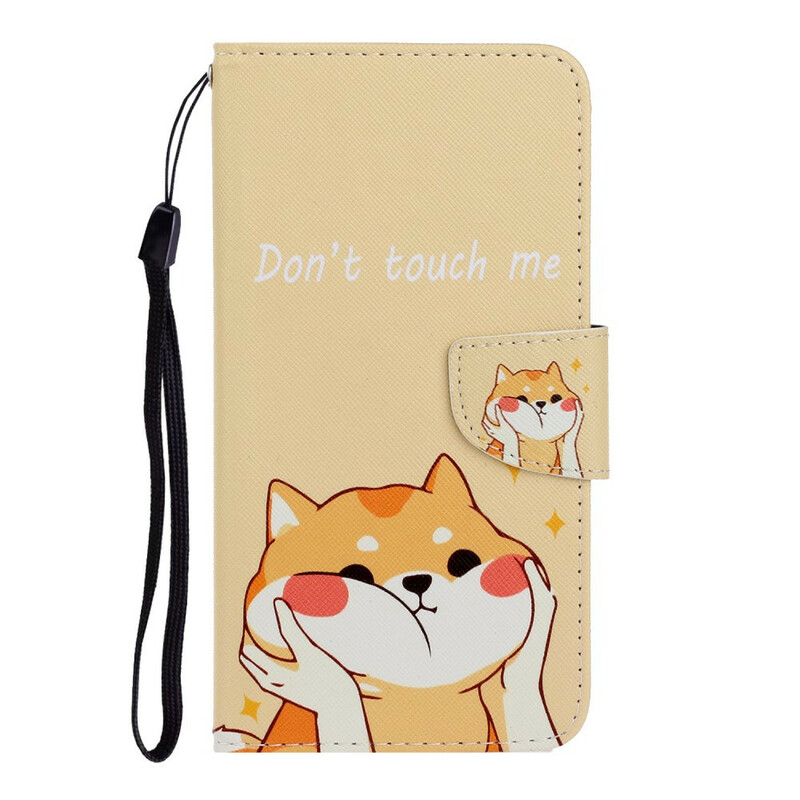 Funda con colgante Xiaomi Redmi Note 9 Pro Cat Don't Touch Me