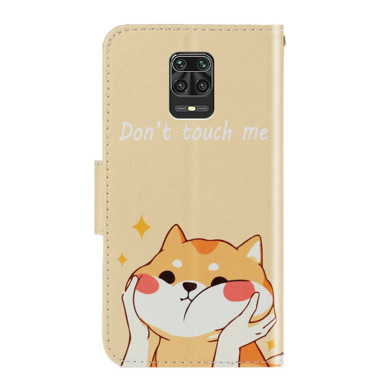 Funda con colgante Xiaomi Redmi Note 9 Pro Cat Don't Touch Me
