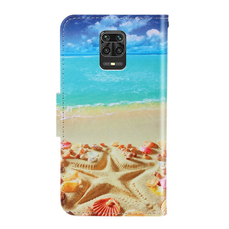 Funda con colgante de playa para el Xiaomi Redmi Note 9 Pro
