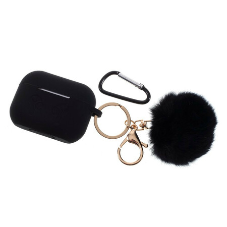 Estuche de silicona de los AirPods Pro y mosquetón de piel