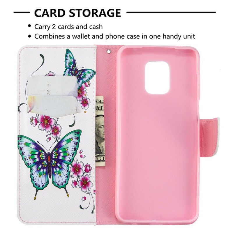 Xiaomi Redmi Note 9S / Note 9 Pro Funda Incredible Butterflies