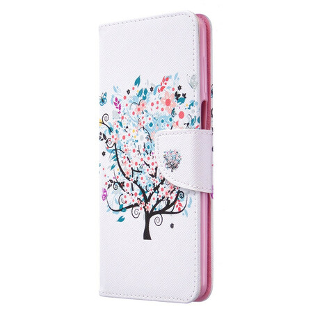 Xiaomi Redmi Note 9S / Redmi Note Pro Funda Árbol Floreado