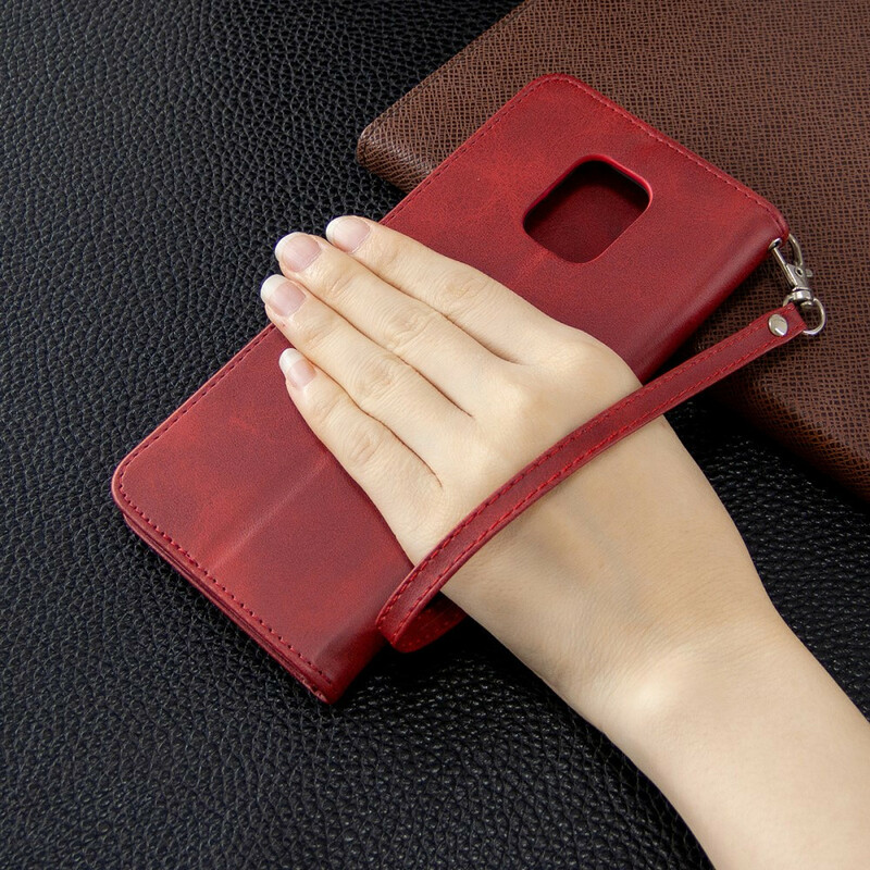 Funda de cuero con colgante para el Xiaomi Redmi Note 9S / Redmi Note 9 Pro