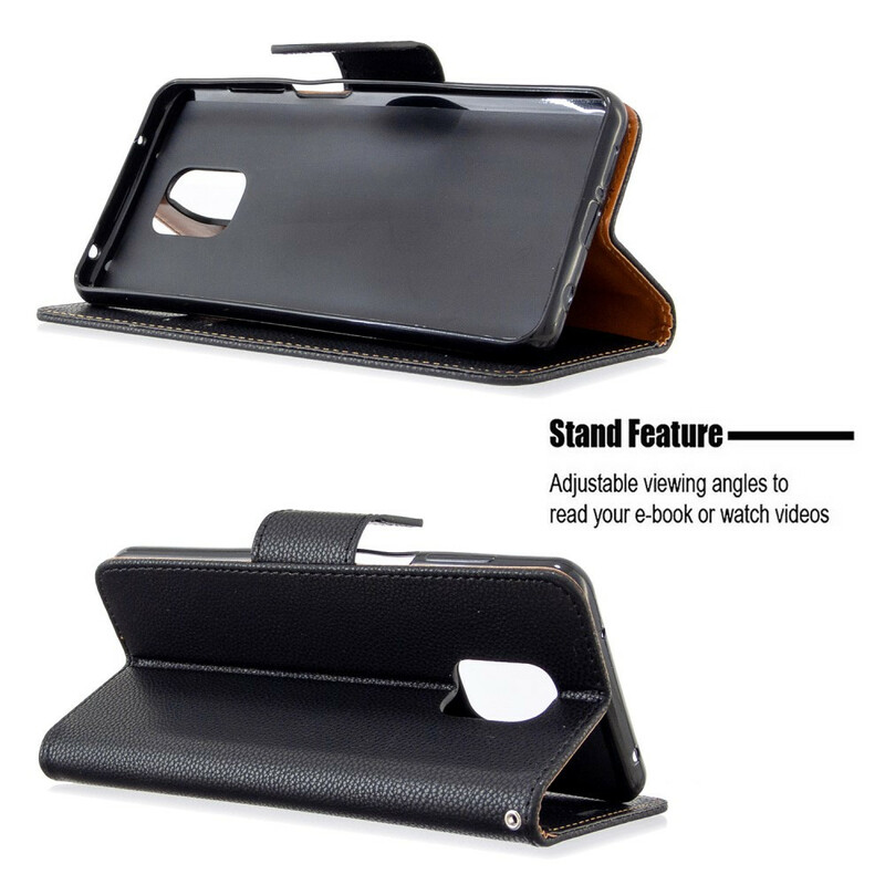Funda Xiaomi Redmi Note 9 / Note 9S / Note 9 Pro Efecto Cuero Lichi