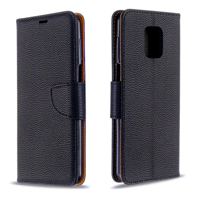 Funda Xiaomi Redmi Note 9 / Note 9S / Note 9 Pro Efecto Cuero Lichi