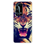 Huawei P40 Pro Cover Tiger Face
