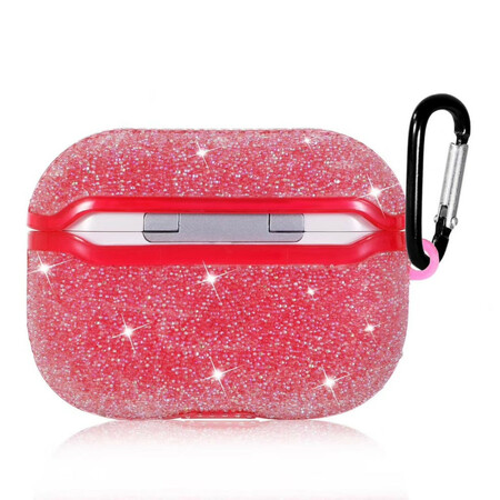 Estuche de los AirPods Pro Diamond Strass con mosquetón