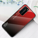 Huawei P40 Pro Cover Hello Tempered Glass