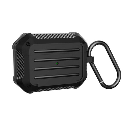 Estuche de silicona súper resistente para los AirPods Pro con mosquetón
