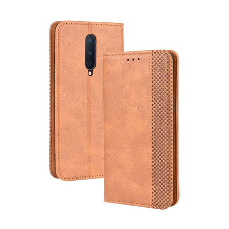 OnePlus 8 Vintage Leather Effect Flip Cover