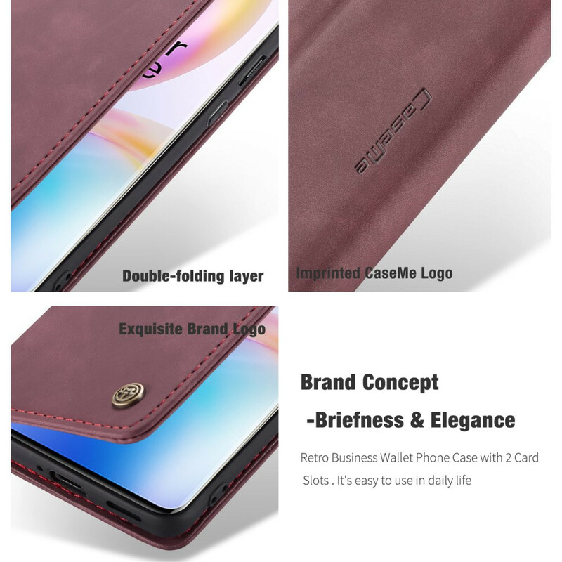 Flip Cover OnePlus 8 Pro CASEME Leatherette