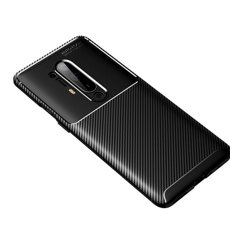 Funda flexible con textura de fibra de carbono para el OnePlus 8 Pro