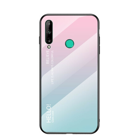 Huawei P40 Lite E Cover Hello Tempered Glass