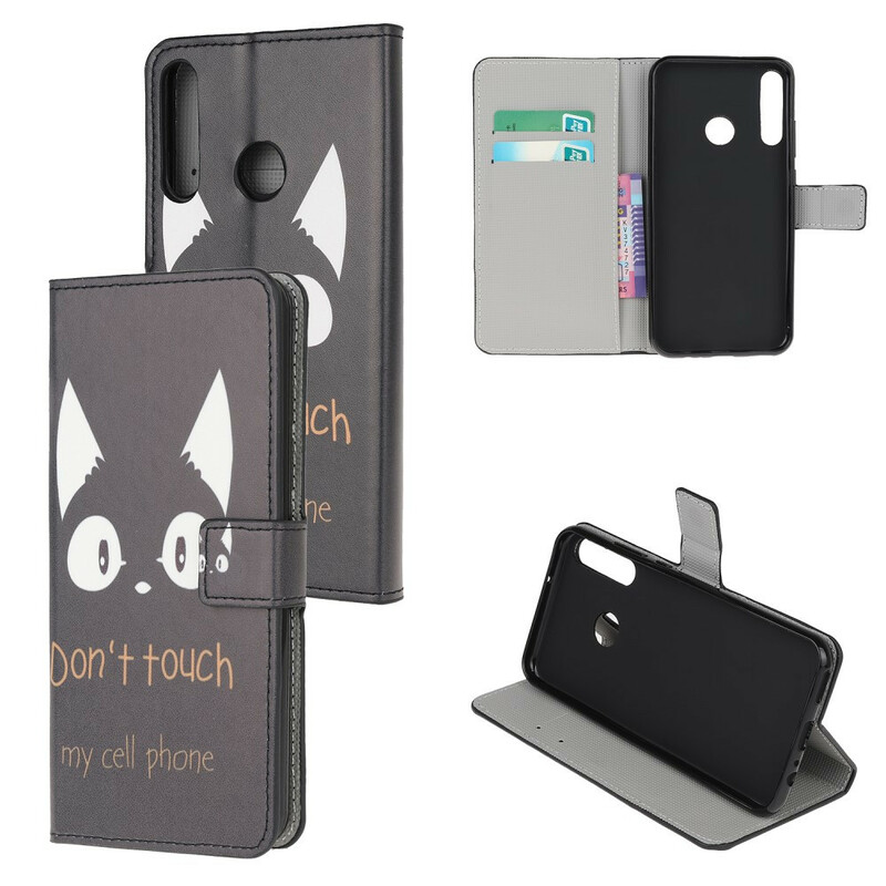 Funda para el Huawei P40 Lite E Don't Touch My Cell Phone