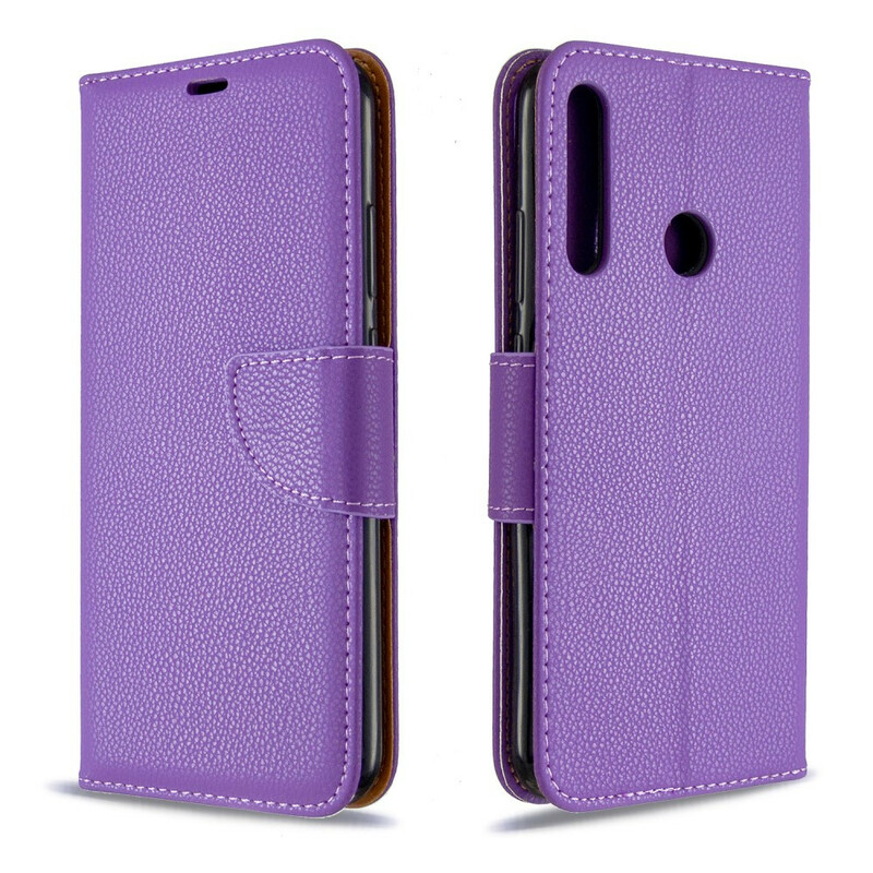 Huawei P40 Lite E Funda Litchi Oblique Flap
