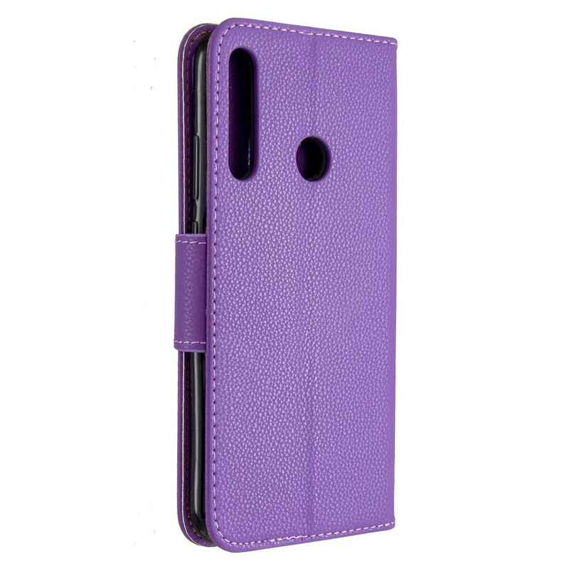 Huawei P40 Lite E Funda Litchi Oblique Flap