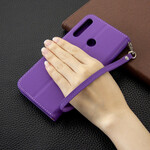 Huawei P40 Lite E Funda Litchi Oblique Flap