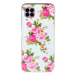 Funda Huawei P40 Lite Liberty Flowers Fluorescente