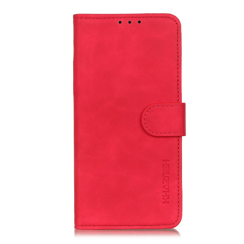 Alcatel 1S Funda de cuero mate Efecto Vintage KHAZNEH